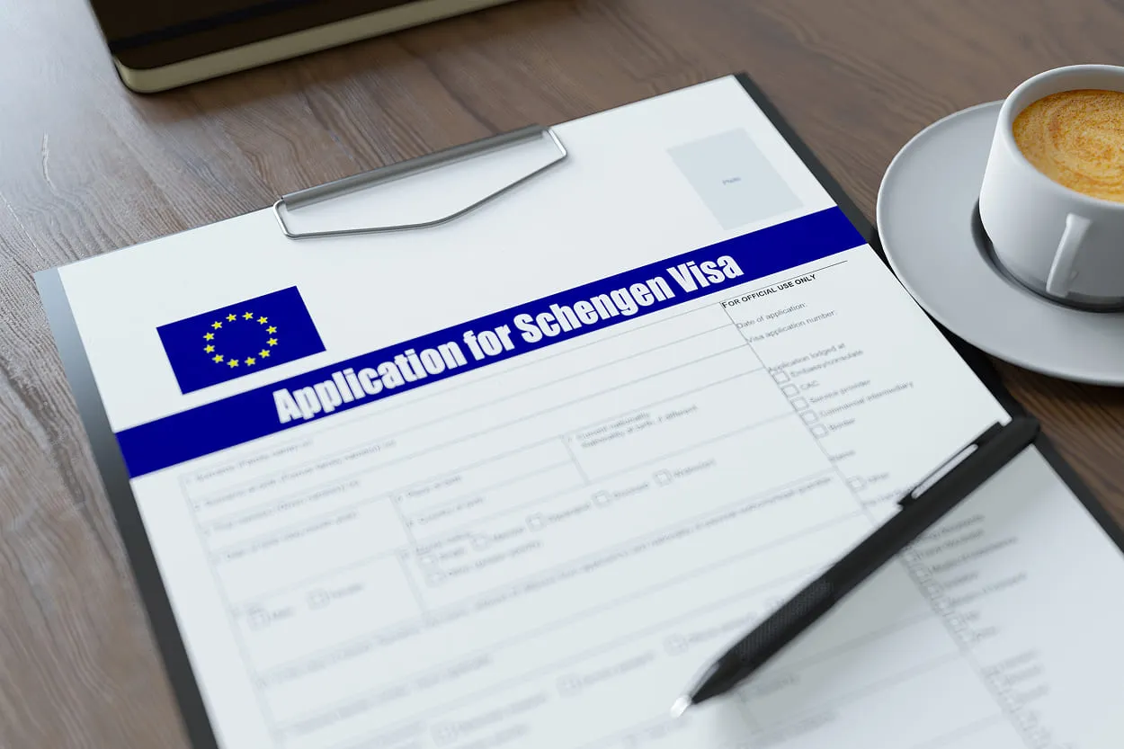 Document d'application de visa