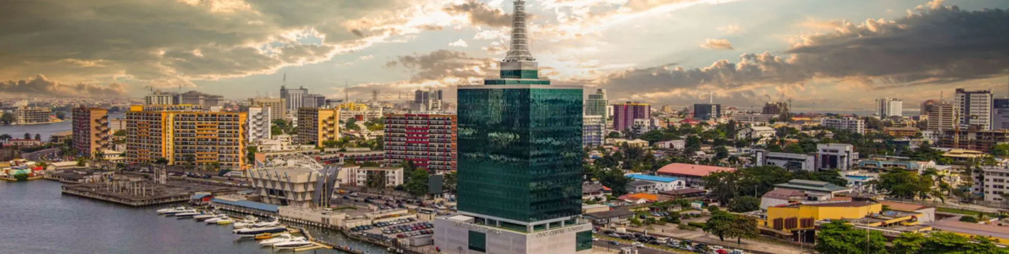 Nigeria city background image